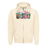 Sandshell nurse fuel coffee Zipper Hoodie - Jasminsmagicworld