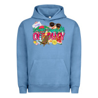 Pigment Pebble Blue School counselor off duty Urban Hoodie - NancyCooperArtShop