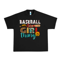 Black baseball it's a girl thing Urban Heavy Tee - HRA Design Shop