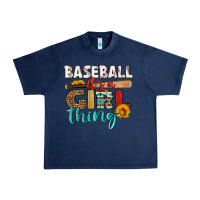 Navy baseball it's a girl thing Urban Heavy Tee - HRA Design Shop