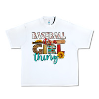White baseball it's a girl thing Urban Heavy Tee - HRA Design Shop