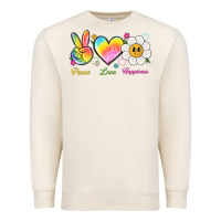Sandshell peace love happiness Premium Sweatshirt - NancyCooperArtShop