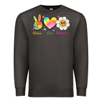 Smoke peace love happiness Premium Sweatshirt - NancyCooperArtShop