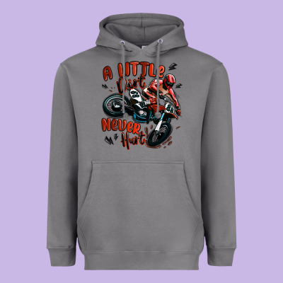 A Little Dirt Never Hurt Dirt Bike Heavyweight Hoodie Designed By Maliassmallbusiness
