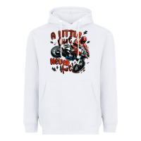 White a little dirt never hurt dirt bike Heavyweight Hoodie - MaliasSmallBusiness