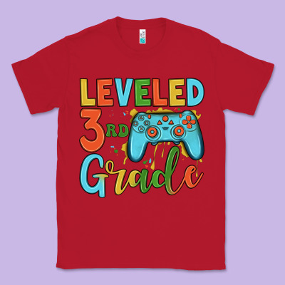 Leveled 3rd Grade Classic Tee Designed By Jahusdesignshop