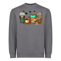 Storm skeleton coffee cups Heavyweight Sweatshirt - Zillion Design Studio