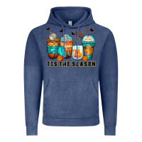 Vintage Denim tis' the season basketball coffee cups Vintage Hoodie - Zillion Design Studio