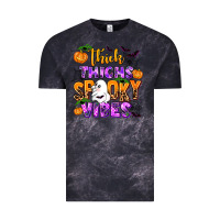 Cloud Black thick thighs spooky vibes Vintage Tee - AdoDesignShop