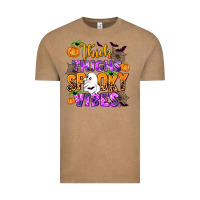 Vintage Coffee thick thighs spooky vibes Vintage Tee - AdoDesignShop