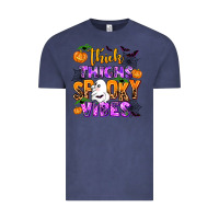 Vintage Denim thick thighs spooky vibes Vintage Tee - AdoDesignShop