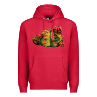 Cardinal Gymnocalycium Variegated Cactus Premium Hoodie - LillyAllenDesigns