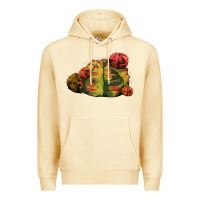 Pina Colada Gymnocalycium Variegated Cactus Premium Hoodie - LillyAllenDesigns