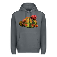 Rock Gymnocalycium Variegated Cactus Premium Hoodie - LillyAllenDesigns