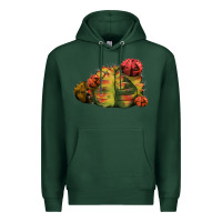 Sports Green Gymnocalycium Variegated Cactus Premium Hoodie - LillyAllenDesigns