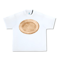 White plate fa element Urban Heavy Tee - FaDigitalArtStudio