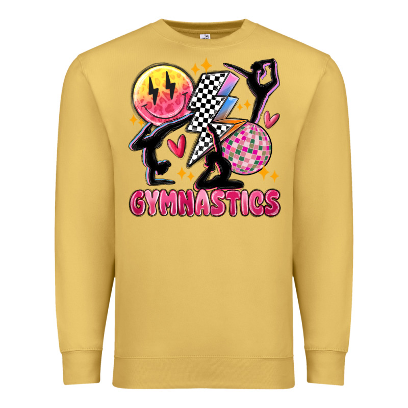 Retro Gymnastics Premium Sweatshirt by MaliasSmallBusiness | Teevron