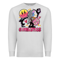 Dove Grey retro gymnastics Premium Sweatshirt - MaliasSmallBusiness