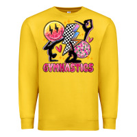 Lemon retro gymnastics Premium Sweatshirt - MaliasSmallBusiness