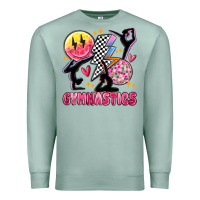 Seafoam retro gymnastics Premium Sweatshirt - MaliasSmallBusiness