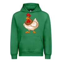 Emerald cute chicken Urban Hoodie - texasbilliewilder
