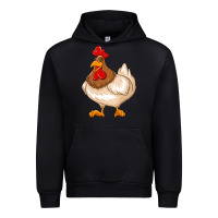 Forest Green cute chicken Urban Hoodie - texasbilliewilder
