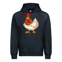 Navy cute chicken Urban Hoodie - texasbilliewilder
