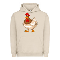 Pigment French Oak cute chicken Urban Hoodie - texasbilliewilder