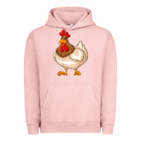 Pigment Salmon cute chicken Urban Hoodie - texasbilliewilder