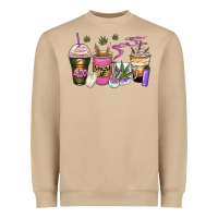 Mushroom weed coffee cups Heavyweight Sweatshirt - Zillion Design Studio
