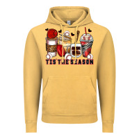 Vintage Mustard tis' the season baseball coffee cups Vintage Hoodie - Zillion Design Studio
