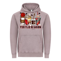 Vintage Zinc tis' the season baseball coffee cups Vintage Hoodie - Zillion Design Studio
