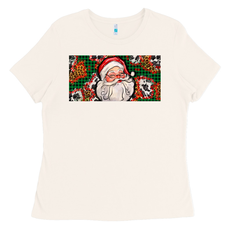 Christmas With Santa Ladies Tee by AdoDesignShop | Teevron