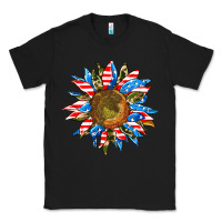 Black sunflower front Classic Tee - AdoDesignShop