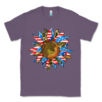 Lavender sunflower front Classic Tee - AdoDesignShop