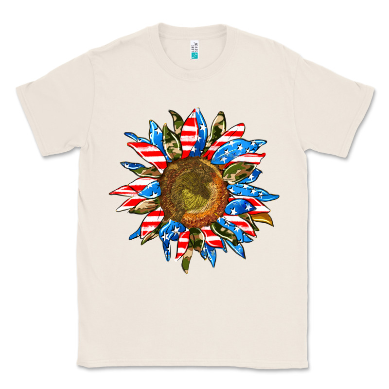 Sunflower Front Classic Tee by AdoDesignShop | Teevron