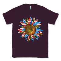 Plum sunflower front Classic Tee - AdoDesignShop