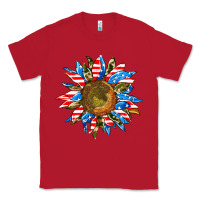 Red sunflower front Classic Tee - AdoDesignShop