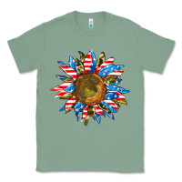 Sage sunflower front Classic Tee - AdoDesignShop