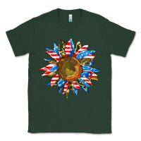 Sports Green sunflower front Classic Tee - AdoDesignShop