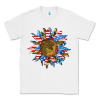 White sunflower front Classic Tee - AdoDesignShop