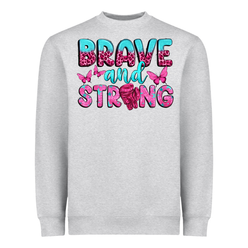 Brave And Strong Heavyweight Sweatshirt by texasbilliewilder | Teevron