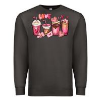 Smoke valentines day coffee cups Premium Sweatshirt - MaliasSmallBusiness