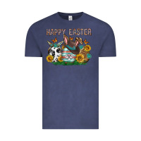 Vintage Denim Western Happy Easter Vintage Tee - Neo Western