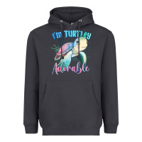 Im Turtley Adorable Turtle Heavyweight Hoodie | Teevron