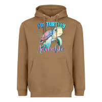 Toasted Coconut im turtley adorable turtle Heavyweight Hoodie - MaliasSmallBusiness