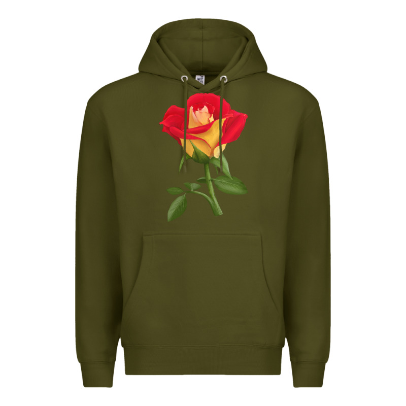 Ketchup And Mustard Rose Premium Hoodie by LillyAllenDesigns | Teevron