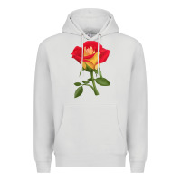 Dove Grey Ketchup And Mustard Rose Premium Hoodie - LillyAllenDesigns