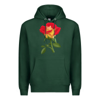 Sports Green Ketchup And Mustard Rose Premium Hoodie - LillyAllenDesigns