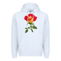 White Ketchup And Mustard Rose Premium Hoodie - LillyAllenDesigns